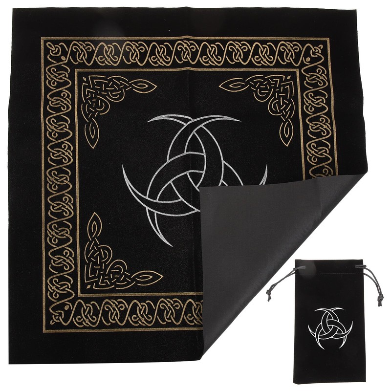 jojofuny Altar Tarot Cloth Divination Star Tablecloth Astrology Tapestry Wicca