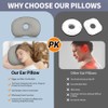 Ear Piercing Pillow for Side Sleepers with an Ear Hole