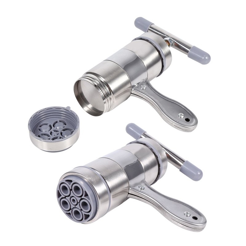Cikonielf 1Pc Pasta Maker Stainless Steel Noddle Juicer Printing Machine
