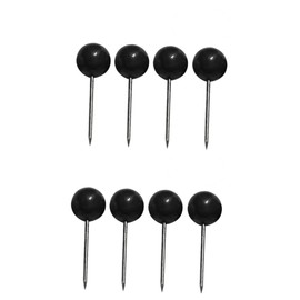 Operitacx Pinnadeln Kurz Pinnwand-nadeln 600 Stück Kartennadeln Aus Schwarzem Stahl