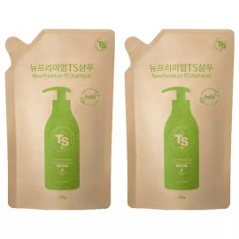 TS 뉴프리미엄 두피관리 각질제거 리필용 샴푸 라벤더향 500g 2개 TS New Premium Scalp Care Exfoliating Refill Shampoo Lavender Scent 500g 2ea