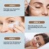 80Pcs Castor Oil Pack Patches for Eyes, Highly Absorbent Castor