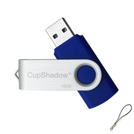 CupShadow 16GB Flash Drive USB Drive Thumb Drive USB Flash Drives USB2.0 Memory Stick USB Stick USB Flash Drive (Blue,16GB)