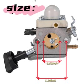 CAFEZAYO BG86 Carburetor Tune Up Kits for Stihl SH86C SH86 BG86CE BG86C BG86CEZ BG86Z Leaf Blower Parts Replaces C1M-S261B 4241-120-0616 4241-120-0623