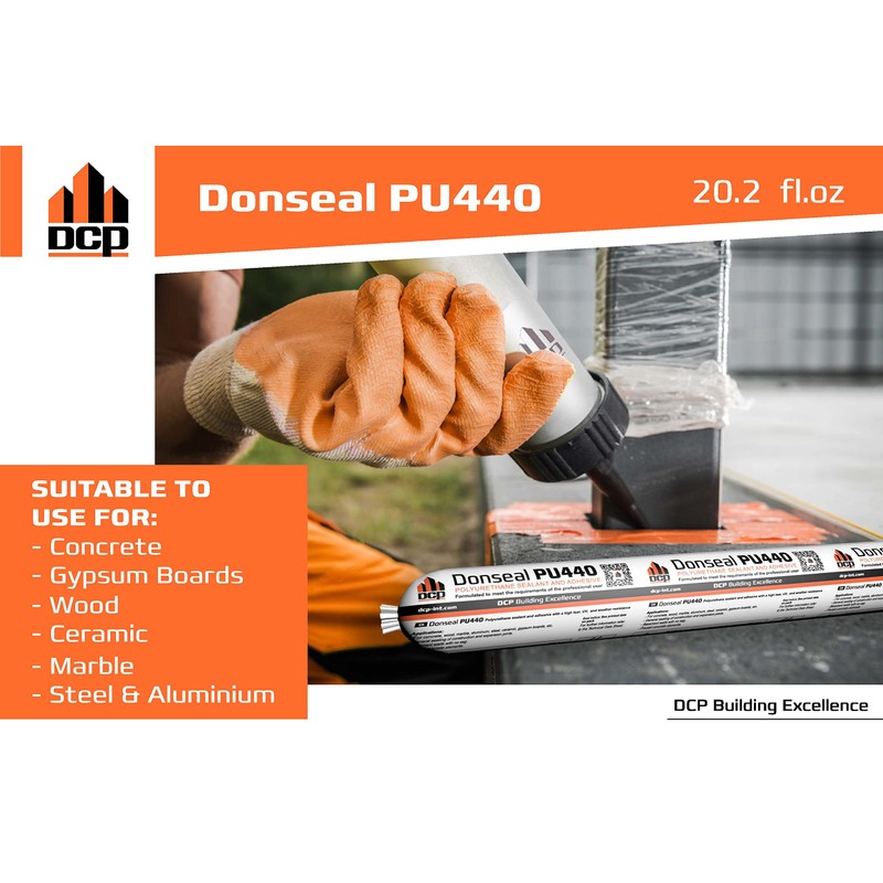DCP Donseal PU440 Polyurethane Sealant for Concrete, Sidewalk 2 Pack