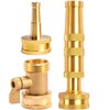 Solid Brass Heavy Duty Adjustable Twist Hose Nozzle,CM CUMIZON Jet
