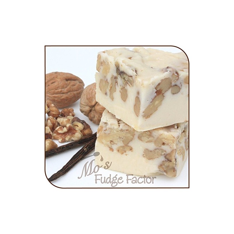 Mo's Fudge Factor, Vanilla & Walnut Fudge 1 pound