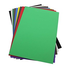 Craft Foam Sheets-12 x 18 Inches - Asst. Colors Set 2-10 Sheets-2 MM Thick
