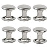 300sets Stainless Steel Leather Rivets Double Cap Rivet Tubular Metal