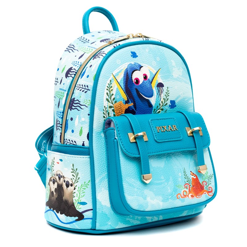 Wondapop Finding Dory - Mini mochila de piel vegano de