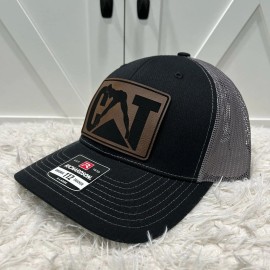 richardson Laser engraved trucker Richardson 112 hat. Caterpillar CAT