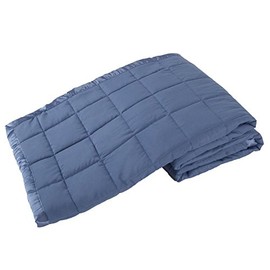 Elite Home Products Down Alternative Solid Blankets, Full/Queen, Medium Blue