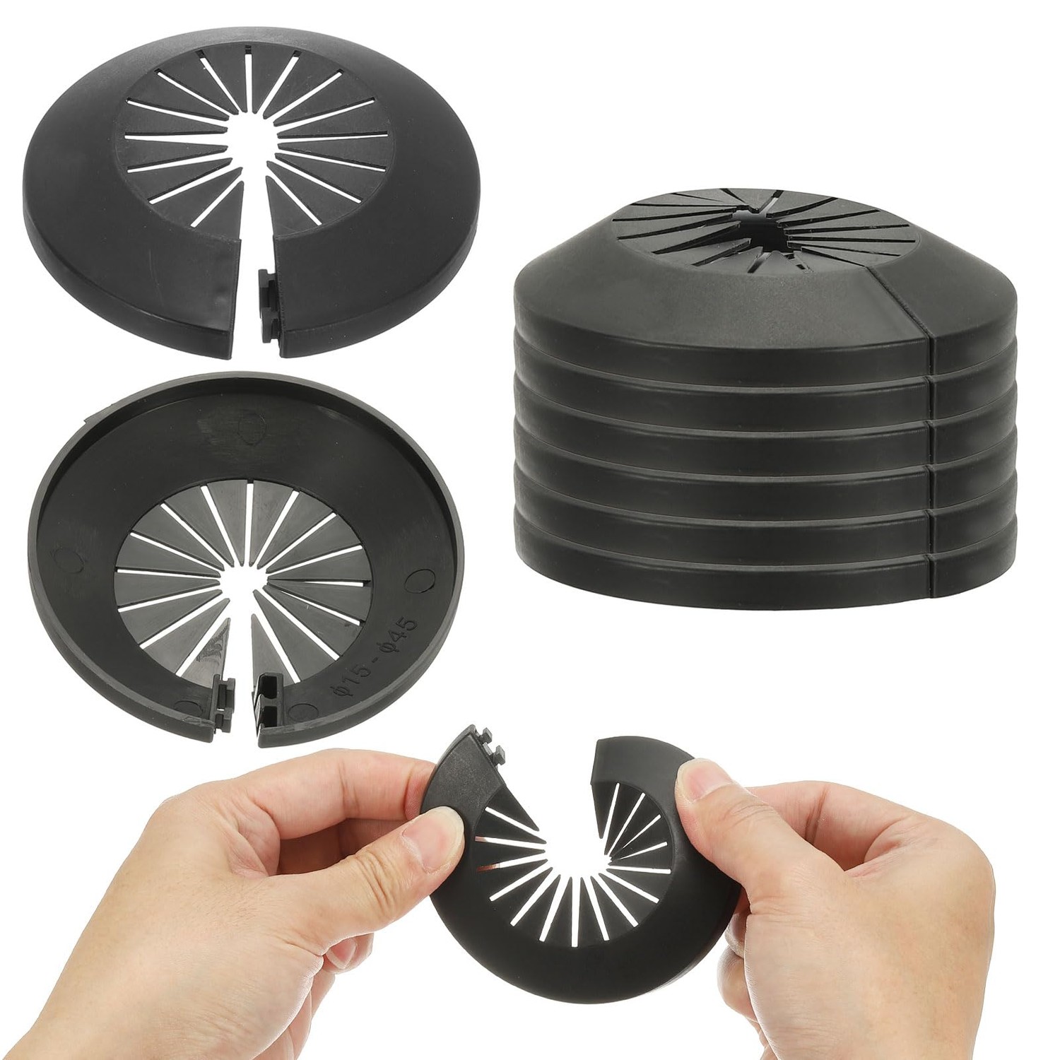 Pipe Hole Cover Plate Plastic