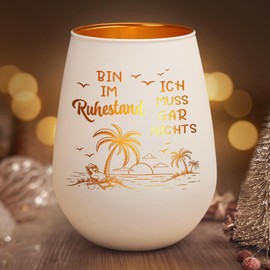 Retirement Gift Women Men, Lantern with Engraving Retirement Gift, Tea Light Holder Pensioner Gift for Retirement, Retiree, Pensioner, Farewell Gifts for Colleagues, Girlfriend, Grandma, Grandpa