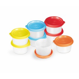 Condiment Cups container with Lids- 8 pk. 5 oz.Salad Dressing Container to go Small Food Storage Containers with Lids- Sauce Cups Leak proof Reusable Plastic BPA free for Lunch Box Picnic Travel