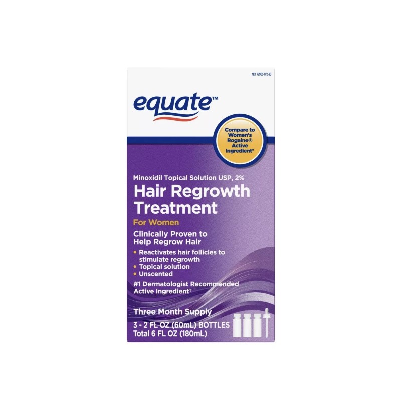 3 month Hair Regrowth Topical Treatment for WOMEN Equate Exp