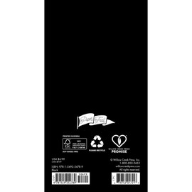 Willow Creek Press 2-Year Pocket Planner, Black Academic July 2025 - June 2027 2-Year Pocket Planner