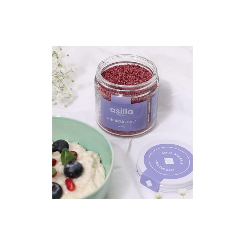 Hibiscus Salt | Pure Indian Ocean Sea Salt blended with