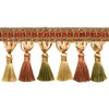 10cm (4") Long Noblesse Collection Elegant Tassel Fringe Trim (Style#