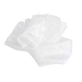 Unbekannt Silk Cloth P08 90 x 90 cm White