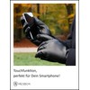 AKAROA ESTD 2019 TIM Men's Leather Gloves, Touchscreen Function, Italian
