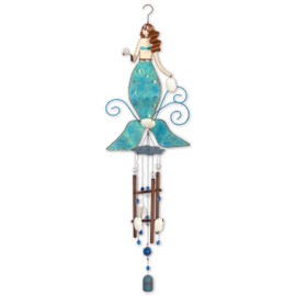 Sunset Vista Design Studios Beach Collection Wind Chime, Splash Mermaid