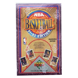 91-92 Upper Deck Basketball Factory Sealed Box Inaugural Edition