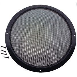 OZXNO 2 Pcs 10 Inch Metal Mesh Speaker Grills Covers Subwoofer Grill Protective Case with Mounting Screws for Home Audio Car Speaker (Black)