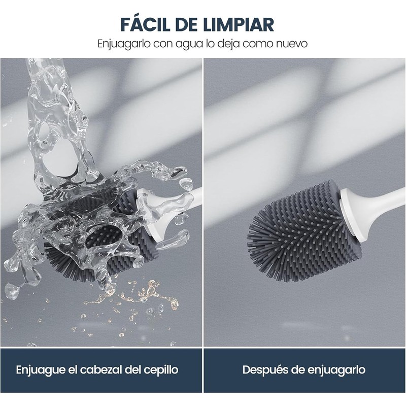 Escobilla para Inodoro YUZITEC con Base Ventilada y Cerdas de