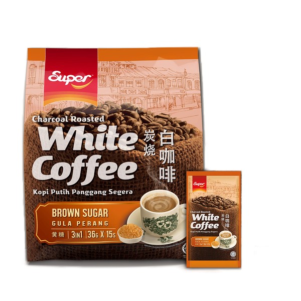 SUPER Charcoal Roasted White Coffee Brown Sugar