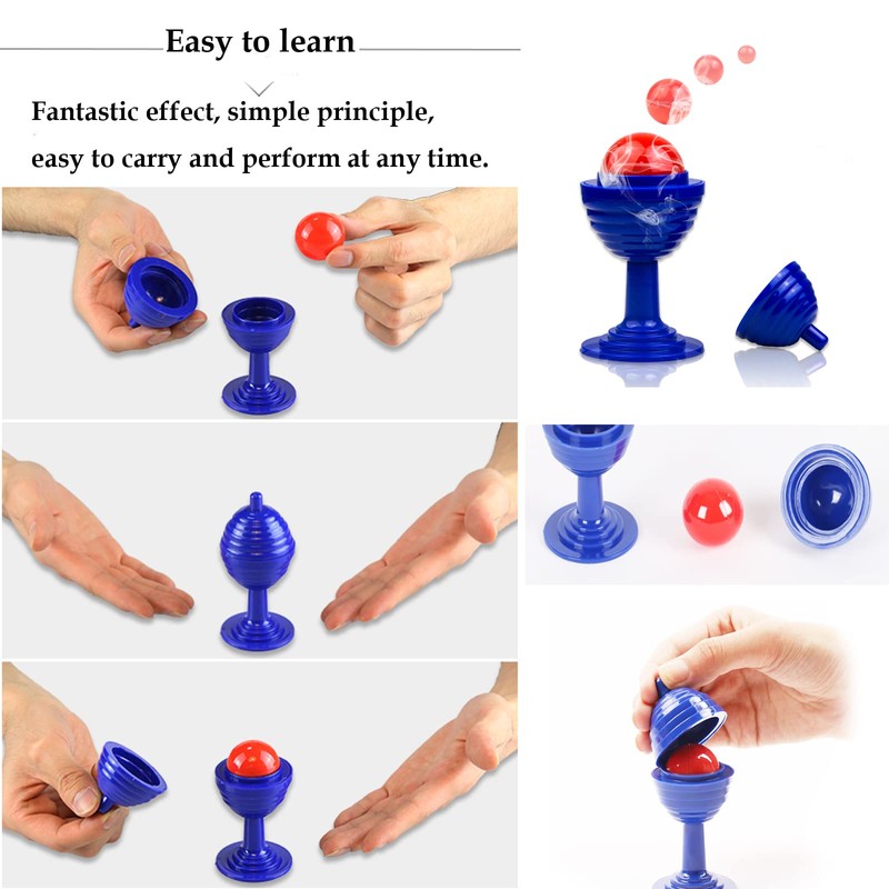 sumrica Magic 19 Pieces Works Classic Ball and Vase Trick