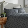 Olivia Rocco Como Duvet Cover Set Luxury Tufted Easy Care