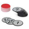 NumRealm Locker Cabinet Numbers (5cm/2") - ABS Plastic Table Numbers