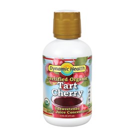 Dynamic Health Organic Tart Cherry Juice Concentrate | 100% Pure | 16 Servings