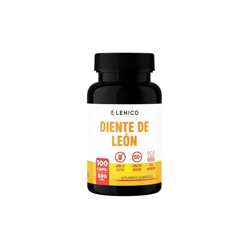 Diente de León 500 mg | Suplemento Alimenticio en Cápsulas