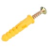 Plastic Expansion Wall Plug Screw Fixings + Self-Tapping Screws Fastener