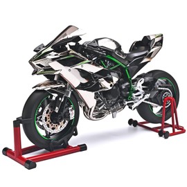 RZAPE Die Cast Motorcycle 1:6 Scale for Kawasaki H2R Motorcycle Alloy Racing Motorcycles Model Power Kawasaki Ninja H2R Toy Motorcycles Collection H2R Kawasaki Model Motorcycles（Silver）