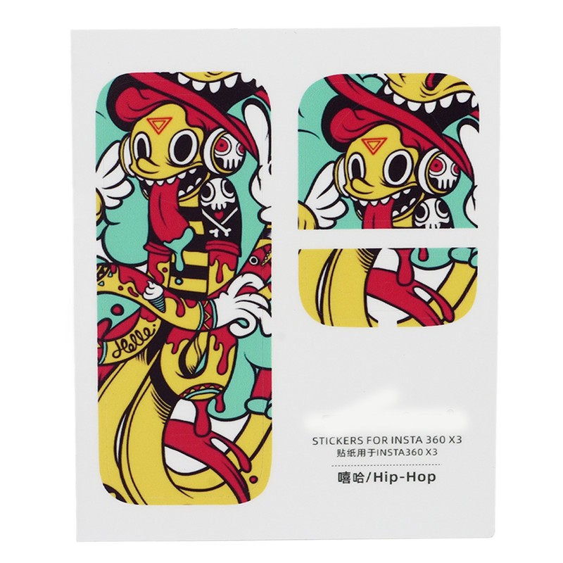 Cartoon Pattern PVC Stickers Panorama Camera PVC Sticker Protective Anti