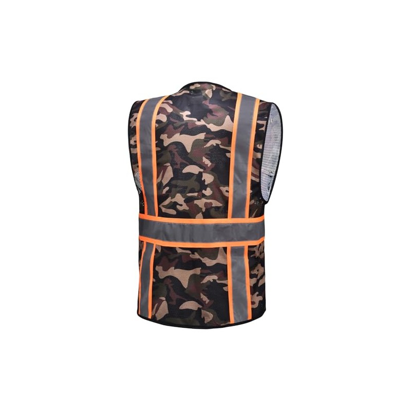 Gasoline Class 2 High Visibility Reflective Safety Vests Women &