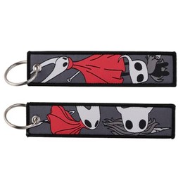 Pinstant Hollow Knight Metroidvania Video Game Keychain Key Tag Chain Fob Ring