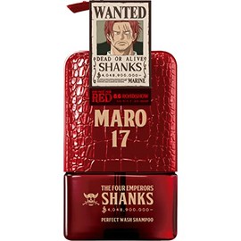 [One Piece Collaboration / Shanks] MARO17 Perfect Wash Shampoo (Gentle Mint Scent) 11.8 fl oz (350 ml) Men's