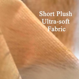 Wexanbutary 18''x18'' Ultra-Soft Short Plush Pillow Cover, Dog Lover's Cushion Cover, Themed Pillow Case with Dog Pattern, Single-Sided Decorative Cushion Case with Zipper for Sofa/Bed/Living Room