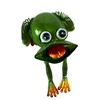 DARO DEKO Metal Figurine Sitting Frog 14 x 8 cm