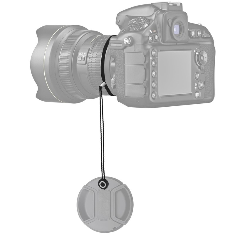 Lunhoo 6Pcs Lens Cap Keeper, Camera Lens Cap Leash with