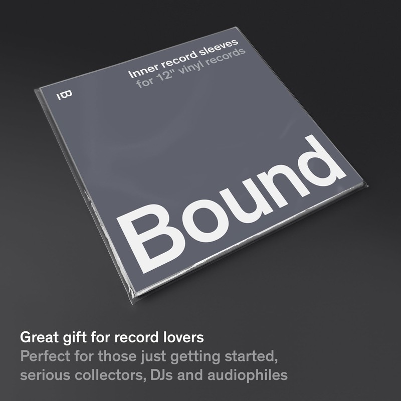 Boundless Audio Vinyl Record Sleeves - 50 x Premium Vinyl
