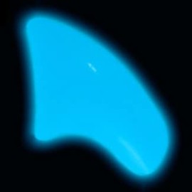 Pretty Claws 60 Piece Soft Nail Caps with Adhesive for Cat Claws - Bahama Blue Glow Large