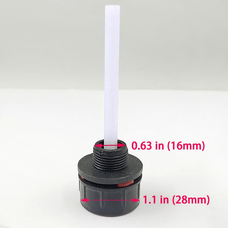 Hydraulic Fluid Reservoir Air Breather with Dipstick | Dump Cap