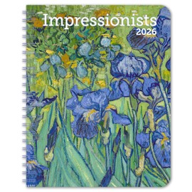 Impressionists Weekly Engagement Calendar 2026, 6.5" x 8.5" Spiral Bound