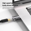 YIMATEECO 120 W Lightning Adapter USB-A to Type-C Adapter Grey