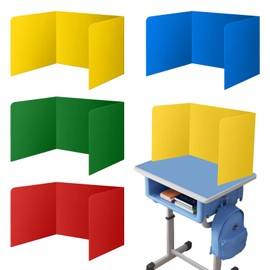 4 Pack Desk Divider Privacy Panel,Privacy Screen Stand,Desk Privacy Divider,Barrier Divider,Desktop Privacy Divider,Office Desk Privacy Panel for Easy Privacy Protection